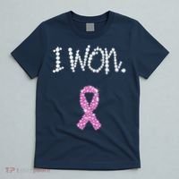 I Won Survivor Breast Cancer Awareness T-Shirt thumb 5