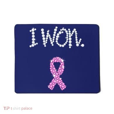 I Won Survivor Breast Cancer Awareness Mousepad
