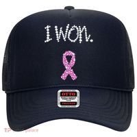 I Won Survivor Breast Cancer Awareness Hat thumb 0