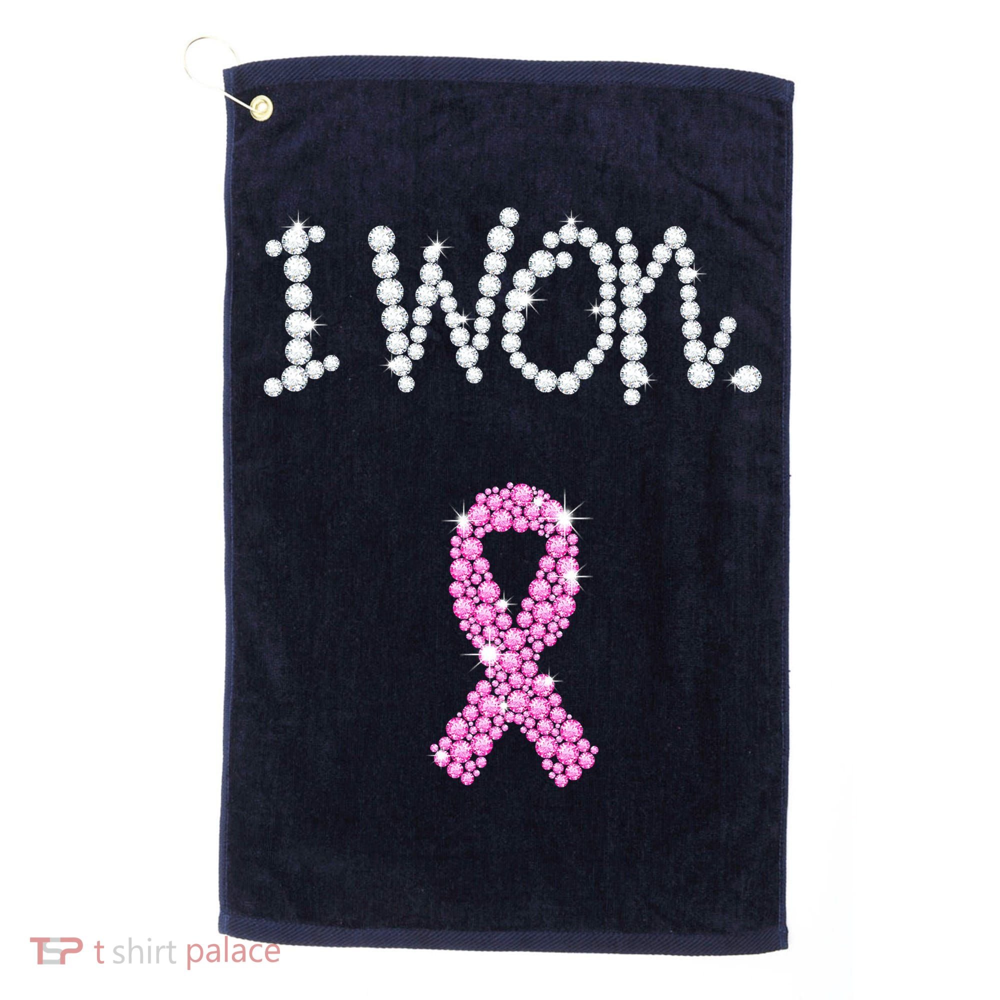 I Won Survivor Breast Cancer Awareness Golf Towel