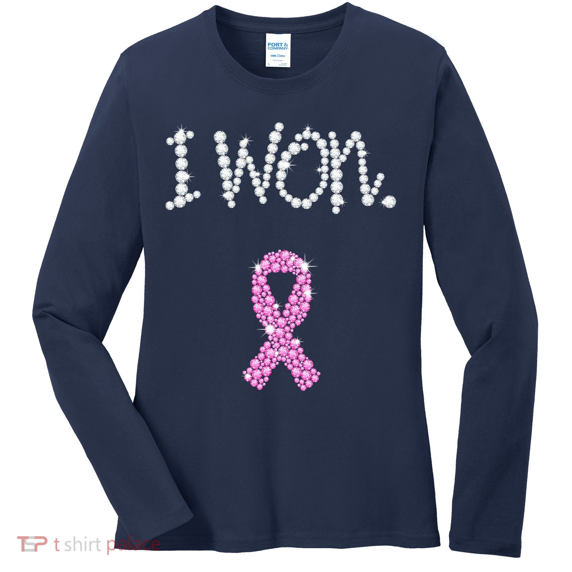 I Won Survivor Breast Cancer Awareness Women's Long Sleeve Shirt