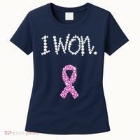 I Won Survivor Breast Cancer Awareness Women's T-Shirt thumb 0