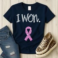 I Won Survivor Breast Cancer Awareness Women's T-Shirt thumb 3