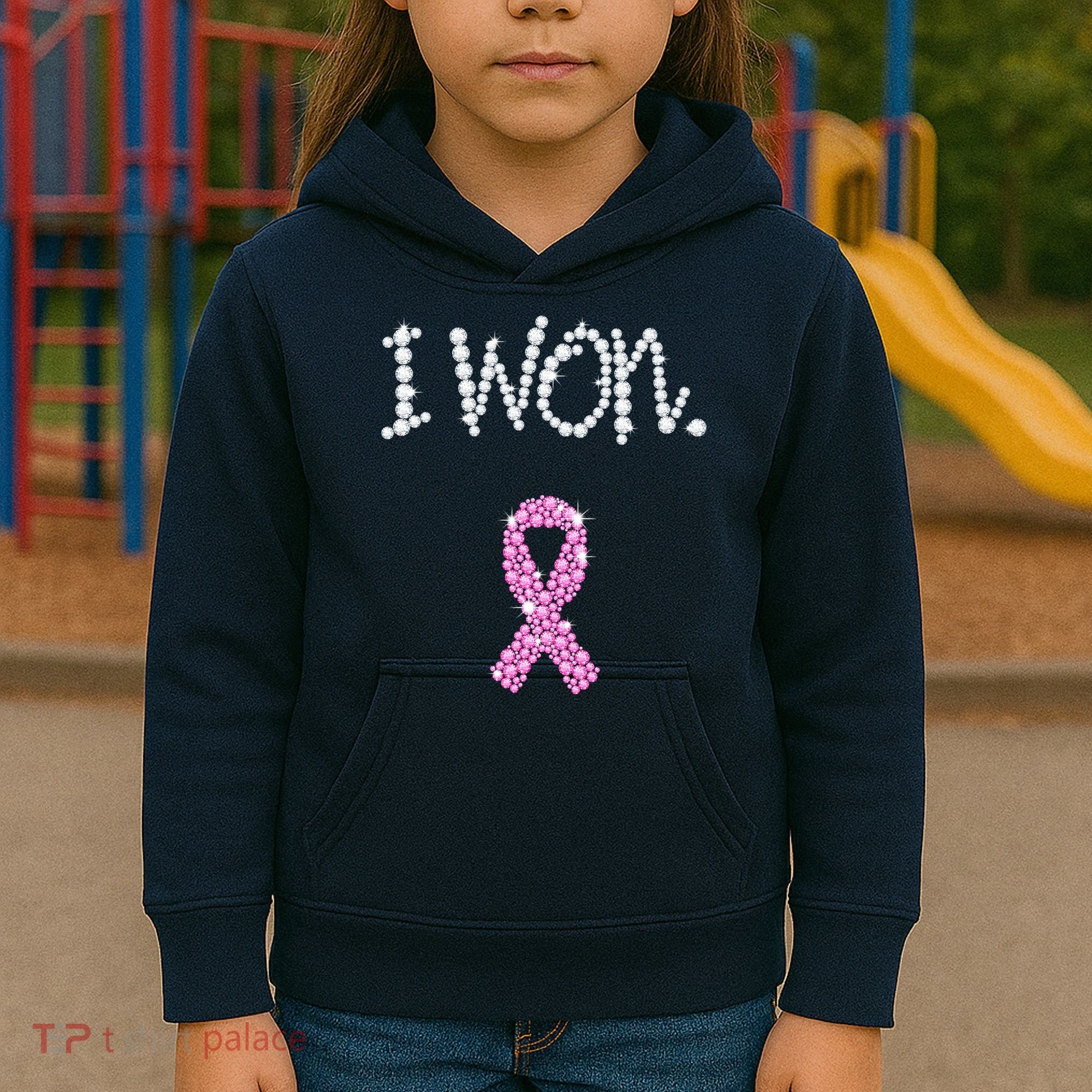 I Won Survivor Breast Cancer Awareness Kids Hoodie