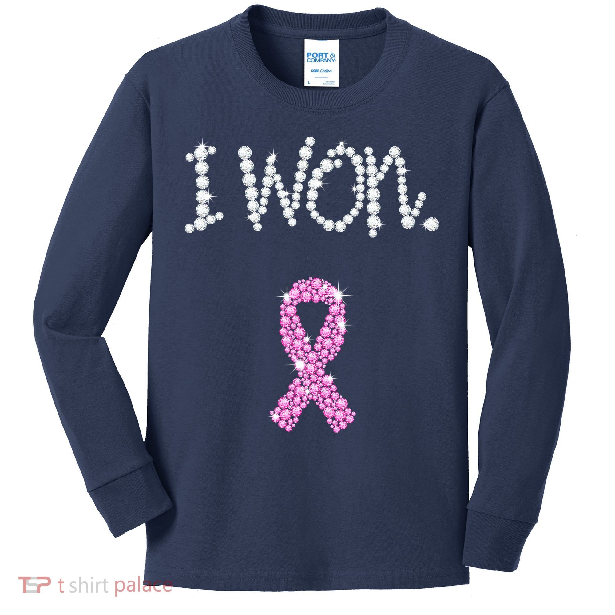 I Won Survivor Breast Cancer Awareness Kids Long Sleeve Shirt