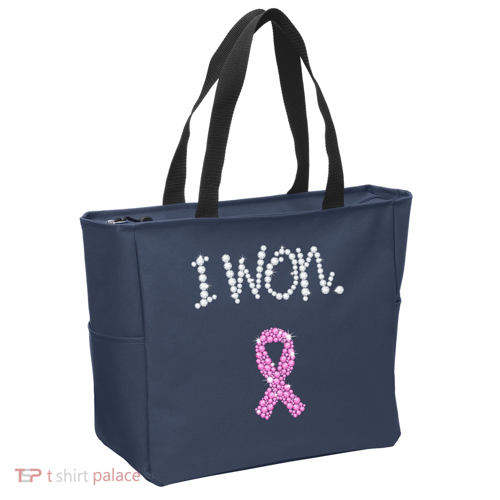I Won Survivor Breast Cancer Awareness Tote Bag