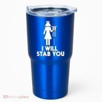 I Will Stab You Funny Graduating Nurse Gift Meaningful Gift Tumbler thumb 0