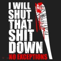 I Will Shut That Shit Down No Exceptions Women's Sweatshirt thumb 2