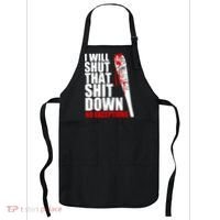 I Will Shut That Shit Down No Exceptions Apron thumb 0