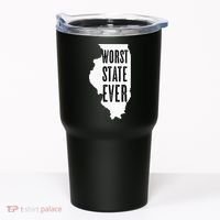Illinois Worst State Ever IL Sucks Funny Graphic Tumbler thumb 0