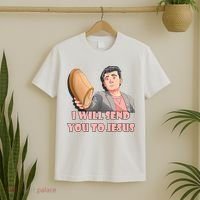 I Will Send You To Jesus Funny Asian Guy Asian Stereotypes T-Shirt thumb 2
