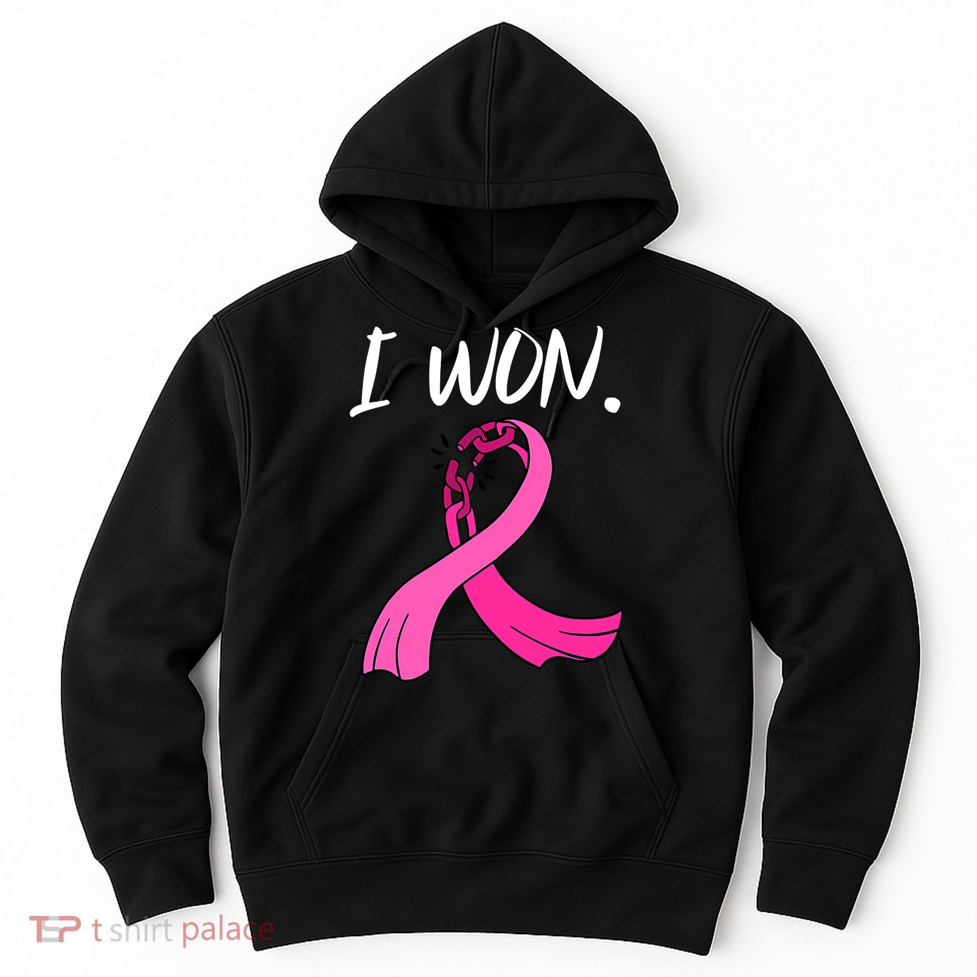 I Won Survivor Breast Cancer Awareness Support Mom Wife Hoodie