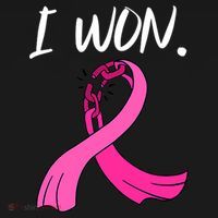 I Won Survivor Breast Cancer Awareness Support Mom Wife Mousepad thumb 1