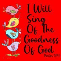 I Will Sing Of The Goodness Of God Christian Santa Hat thumb 1