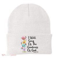 I Will Sing Of The Goodness Of God Christian Beanie thumb 0
