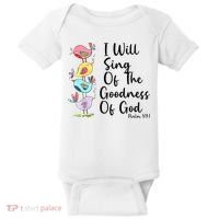 I Will Sing Of The Goodness Of God Christian Baby Bodysuit thumb 0