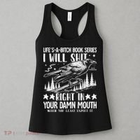 I Will Shit Right In Your Damn Mouth Bird Adult Humor Women's Tank Top thumb 3
