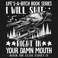 I Will Shit Right In Your Damn Mouth Bird Adult Humor Women's Long Sleeve Shirt thumb 2