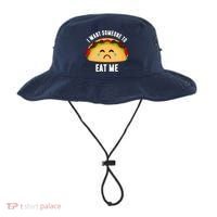 I Want Someone To Eat Me Sad Taco Bucket Hat thumb 0