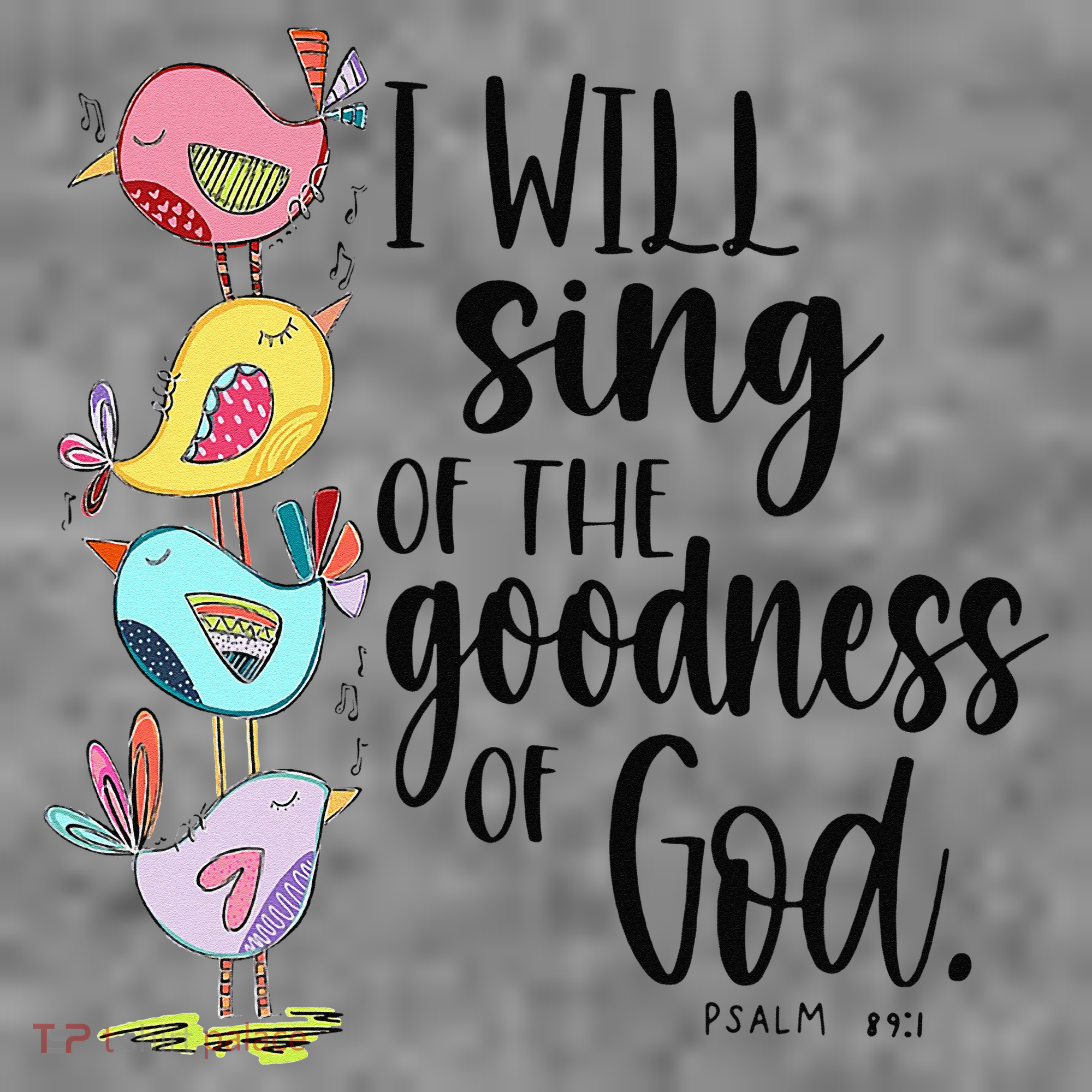 I Will Sing Of The Goodness Of God Toddler Hoodie