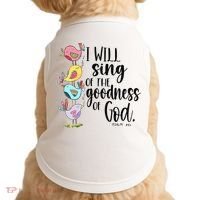 I Will Sing Of The Goodness Of God Doggie Tank thumb 0