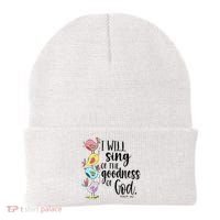 I Will Sing Of The Goodness Of God Beanie thumb 0