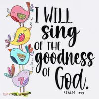I Will Sing Of The Goodness Of God Women's Tank Top thumb 5