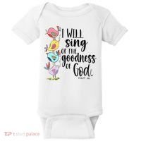 I Will Sing Of The Goodness Of God Baby Bodysuit thumb 0