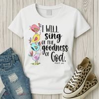 I Will Sing Of The Goodness Of God Women's T-Shirt thumb 3