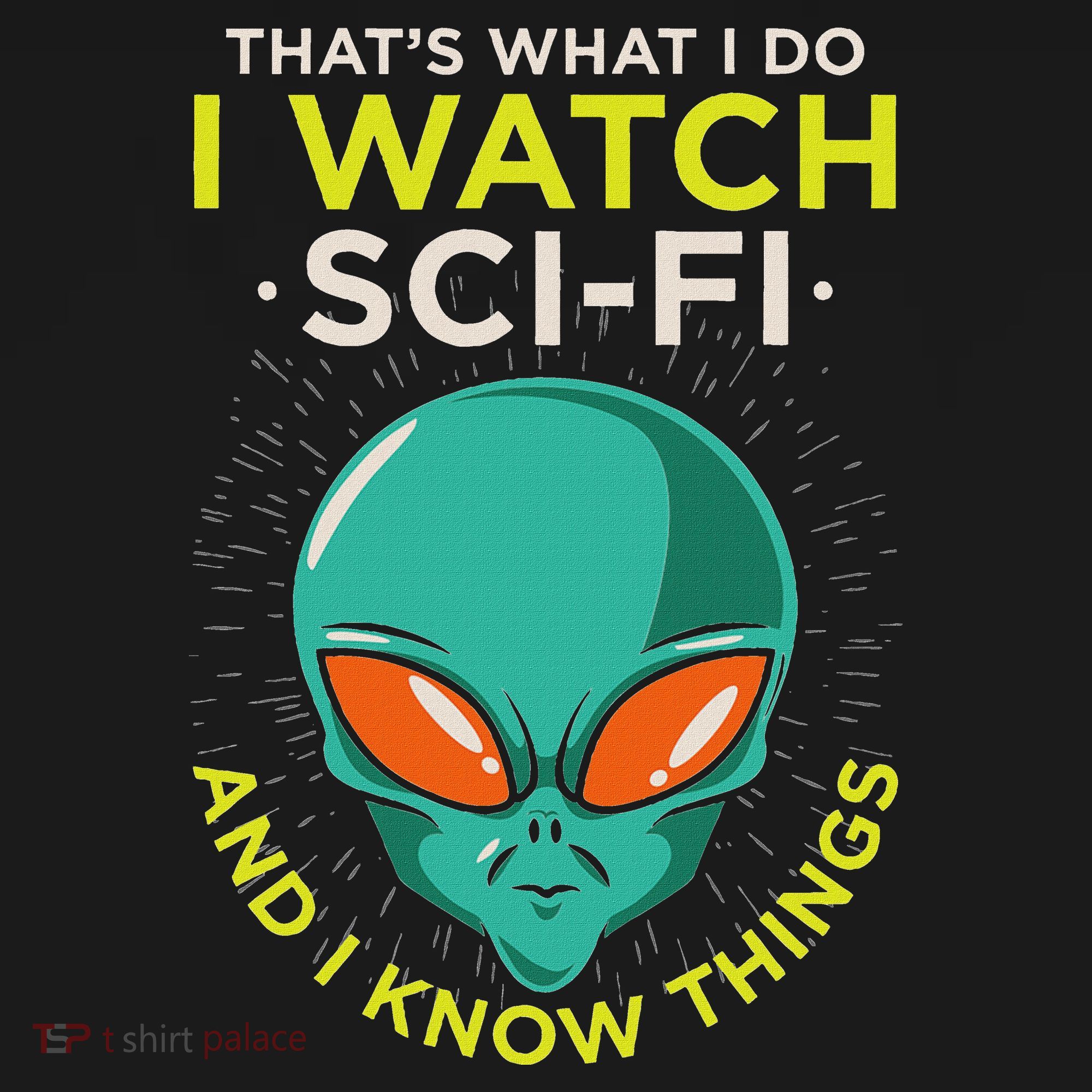 I Watch Sci Fi And I Know Things USA-Made Doggie Bandana