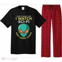 I Watch Sci Fi And I Know Things Pajama Set thumb 0