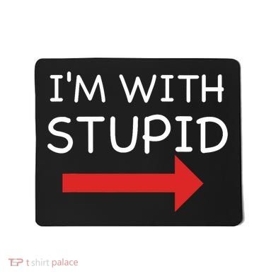IM With Stupid Funny Mousepad
