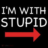 IM With Stupid Funny Mousepad thumb 1