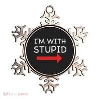 IM With Stupid Funny Ornament thumb 0