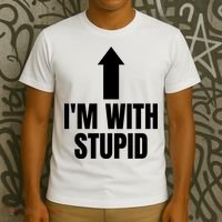 Im With Stupid T-Shirt thumb 3