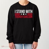 I Stand With Tucker Carlson Women's Sweatshirt thumb 0