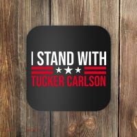 I Stand With Tucker Carlson Coaster thumb 0