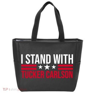 I Stand With Tucker Carlson Tote Bag