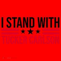I Stand With Tucker Carlson Santa Hat thumb 1
