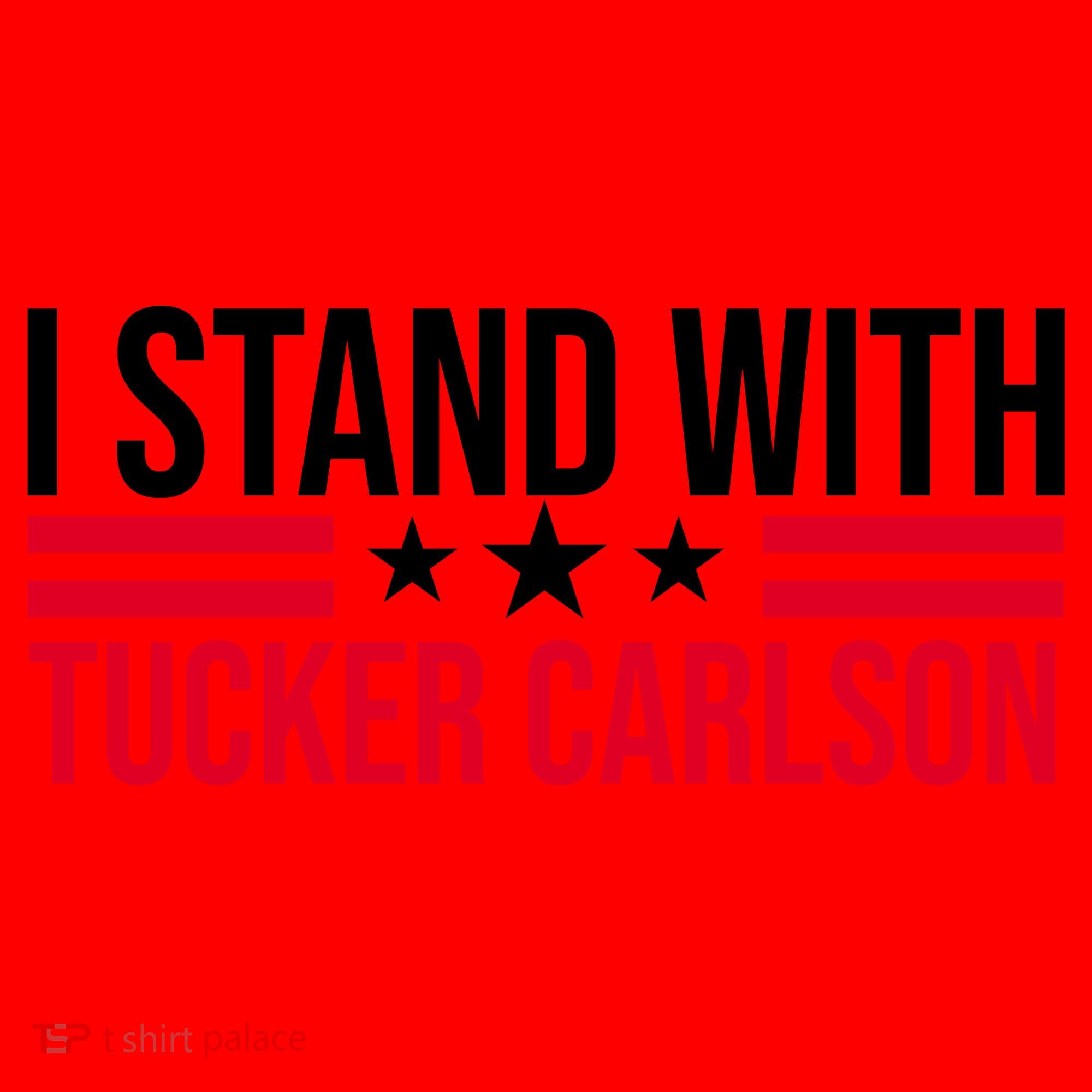 I Stand With Tucker Carlson Santa Hat