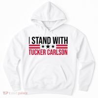 I Stand With Tucker Carlson Hoodie thumb 0