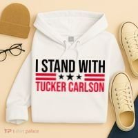 I Stand With Tucker Carlson Hoodie thumb 4