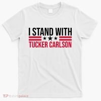 I Stand With Tucker Carlson T-Shirt thumb 0