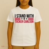 I Stand With Tucker Carlson T-Shirt thumb 4