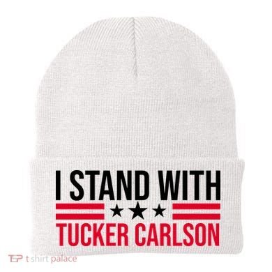 I Stand With Tucker Carlson Beanie