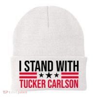 I Stand With Tucker Carlson Beanie thumb 0