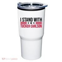 I Stand With Tucker Carlson Tumbler thumb 0