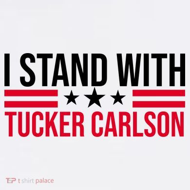 I Stand With Tucker Carlson Youth Performance Sprint T-Shirt