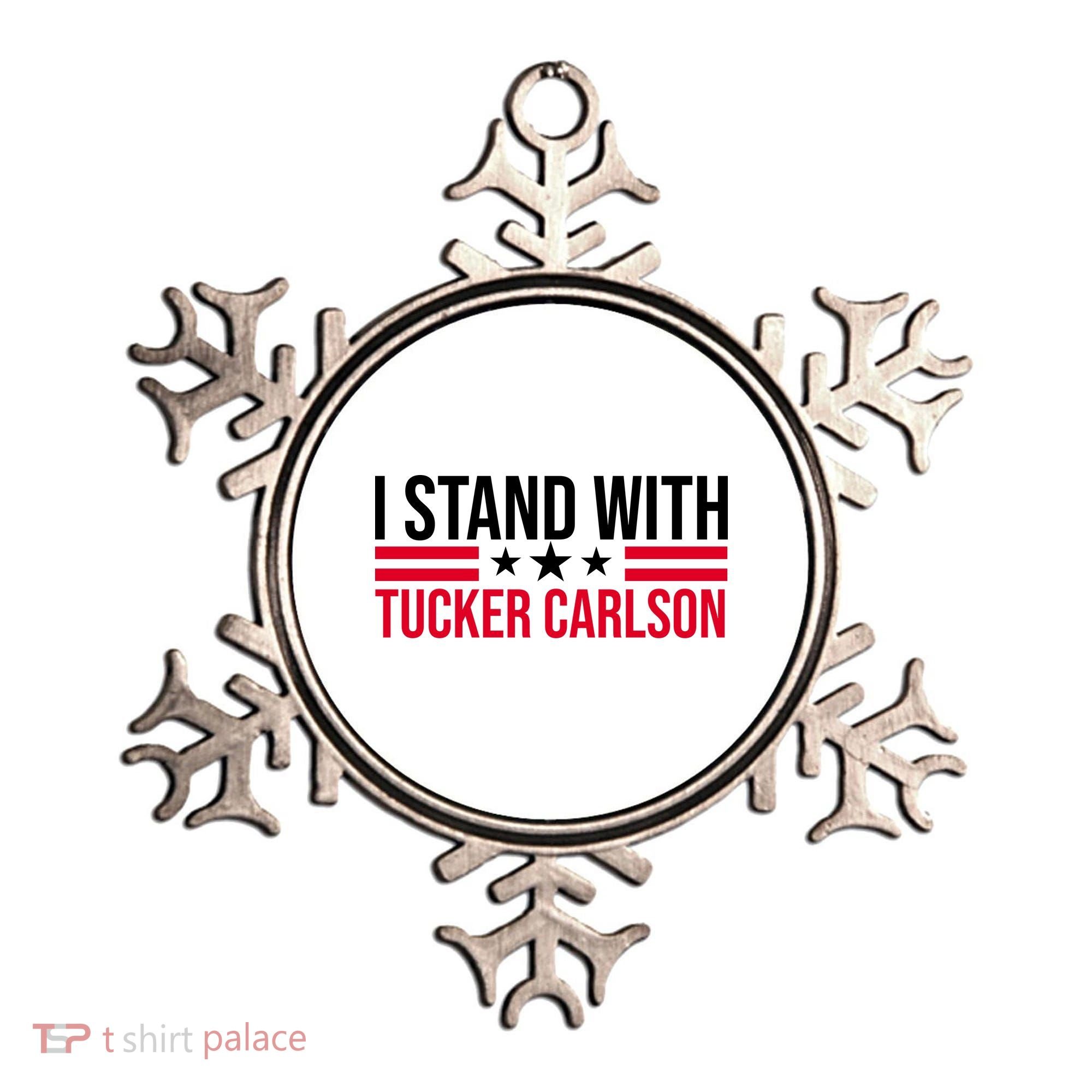 I Stand With Tucker Carlson Ornament