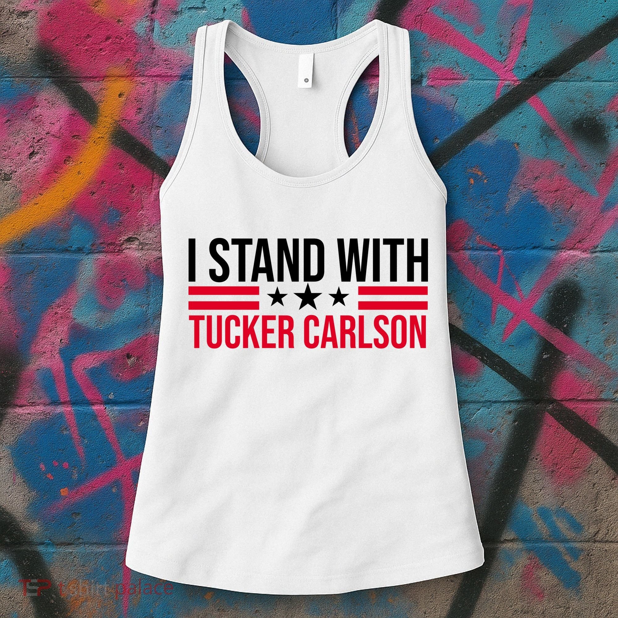 I Stand With Tucker Carlson Women's Tank Top